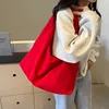Solid Color Textured Draped Tote Bag for Women Large Capacity Shoulder Bag Versatile Lady Bags Shopping Bag 4