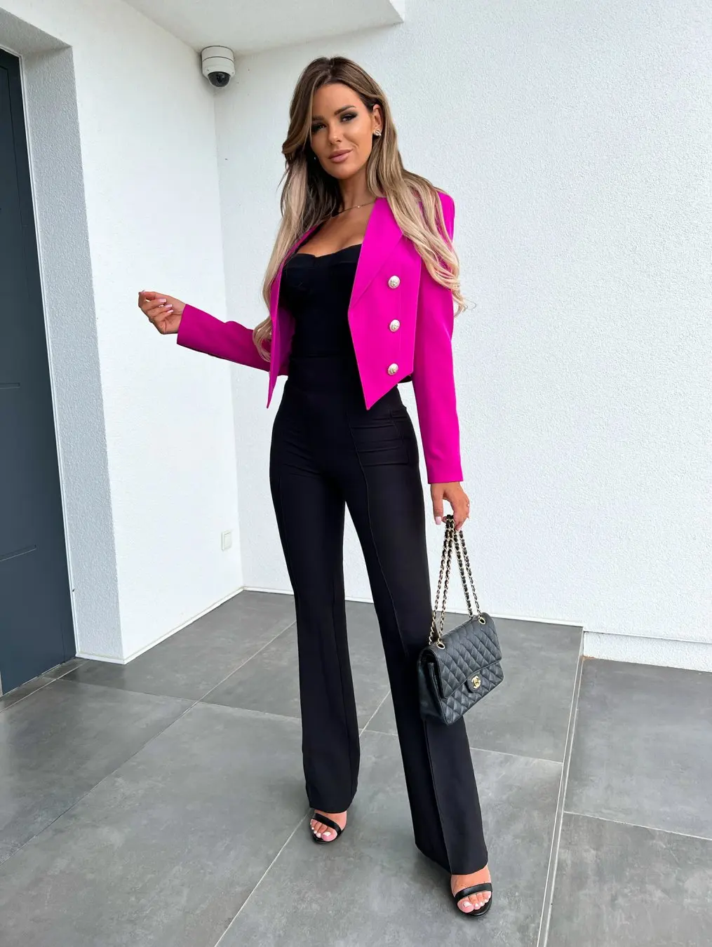 Women's New Sexy Fashion Leisure Commuting Versatile Vacation Style Solid Color British Style Small Suit Coat