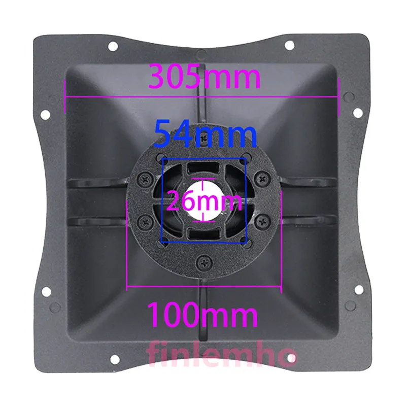 1PC DJ Speaker Tweeter Horn 90&deg;x 40&deg; Aluminum Waveguide 250x250mm For Professional Audio Home Theater HiFi System