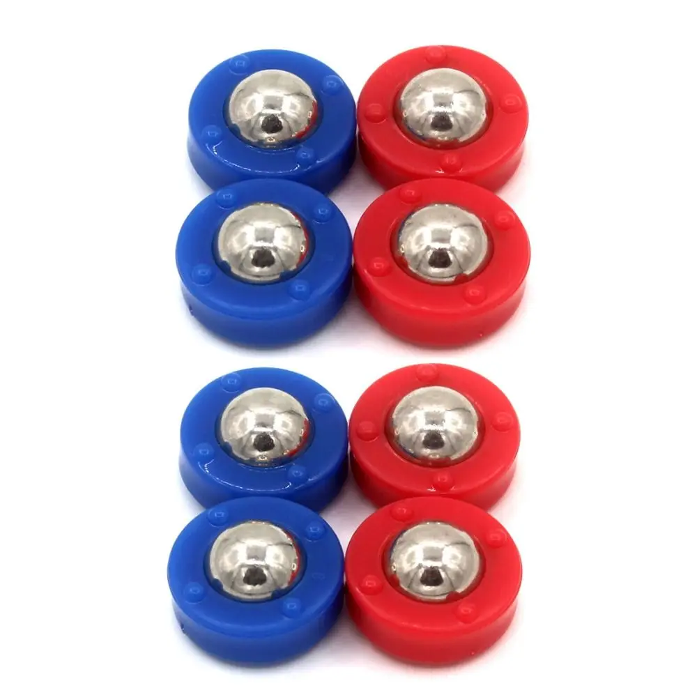 4/8Pcs Roller Balls Multi Function Shuffleboard Tabletop Mini Replacement Pucks For Shuffleboard Table Football Indoor Games