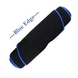 Premium Dashboard Cover Mat - Sunshade Cushion and Protective Pad - Right Hand Drive (Blue Edge)