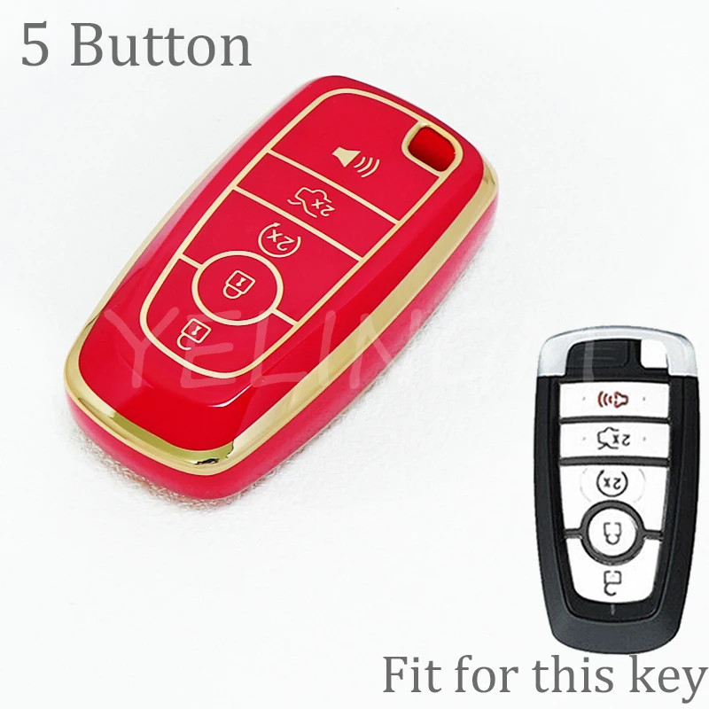 Premium Key Fob Case Cover Bag for Multiple Ford Vehicles