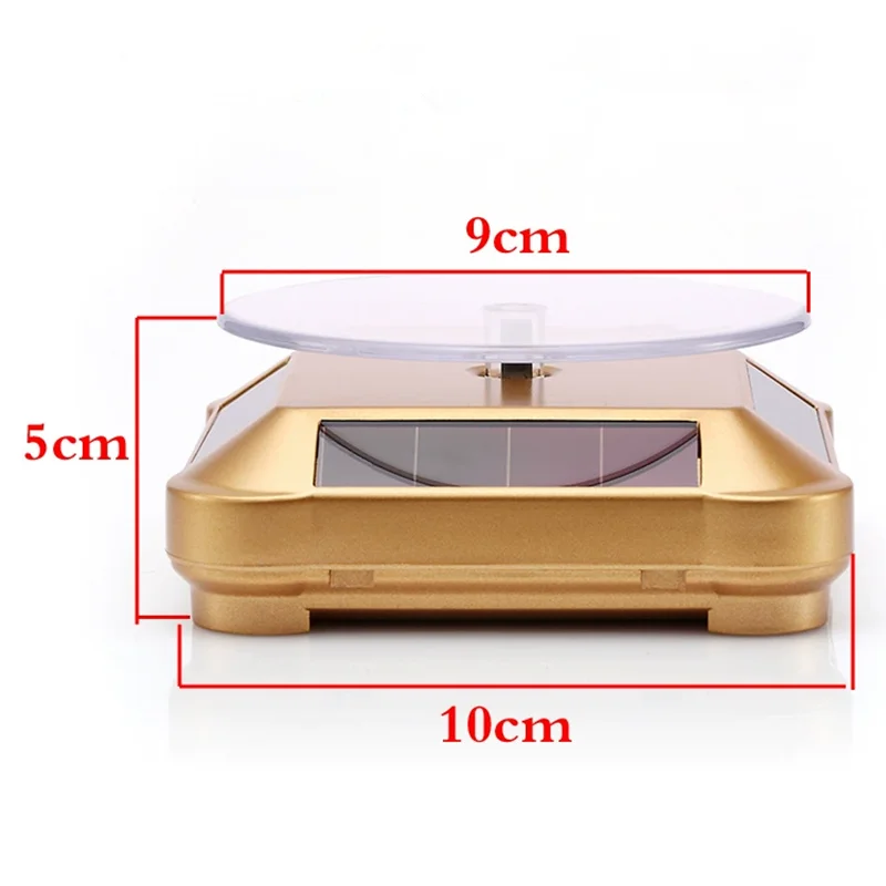 Rotating Mini Solar Display Stand for Jewelry and Accessories