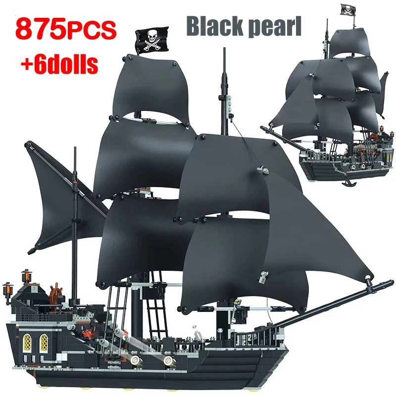 skrot respektfuld Defekt Lego Pirates Caribbean Black Pearl 4184 | Pirates Caribbean Lego Ship Black  Pearl - Blocks - Aliexpress