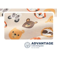 Kiddiezoom Fashion Cartoon 4-piece Summer 100% Cotton Boys and Girls jumpsuit Newborn jumpsuit set