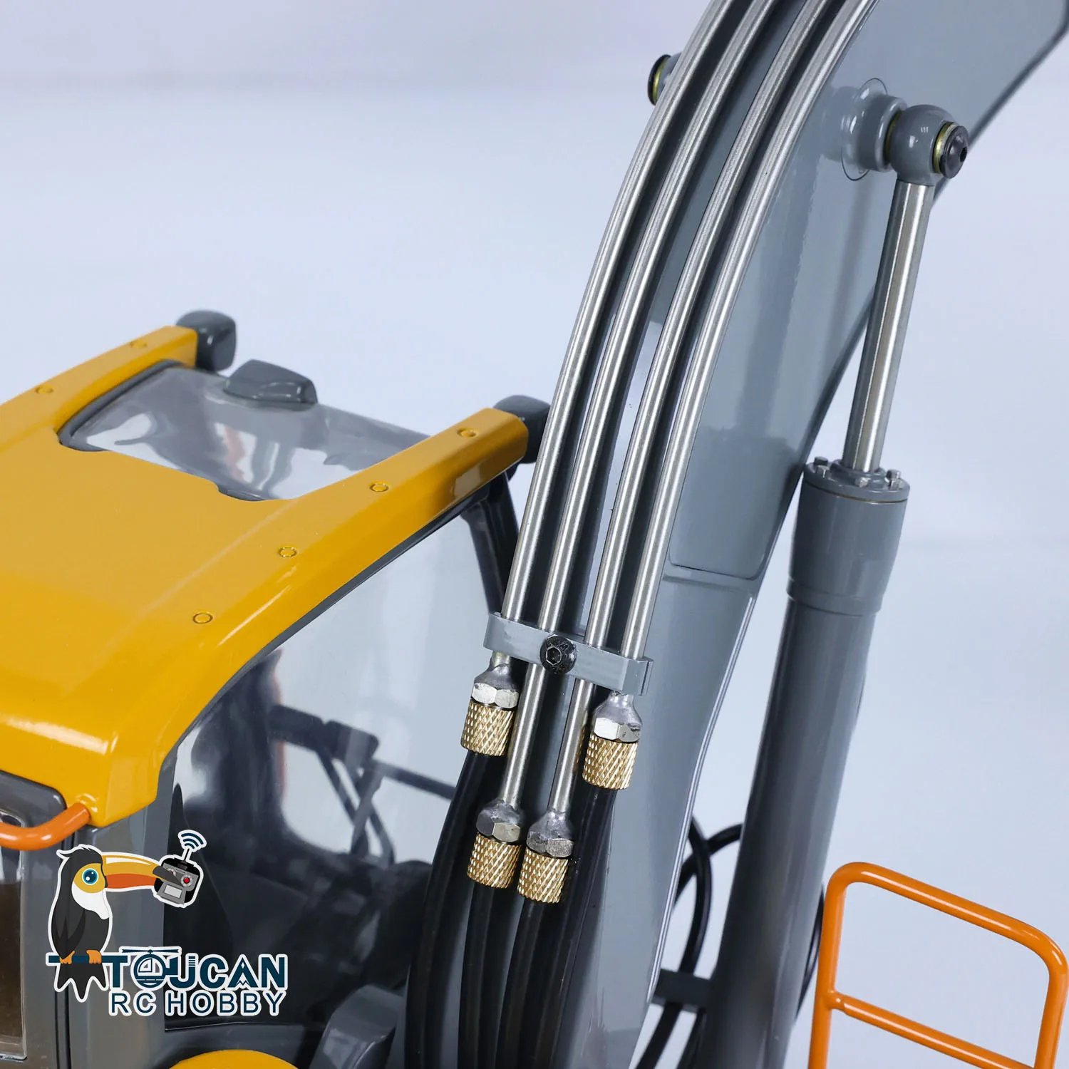 선물용 더블 E 1/14 유압식 RC 굴삭기 EC160E E111 합금 원격 제어 도색 완료 라이트 디거 소년 장난감 TH23138