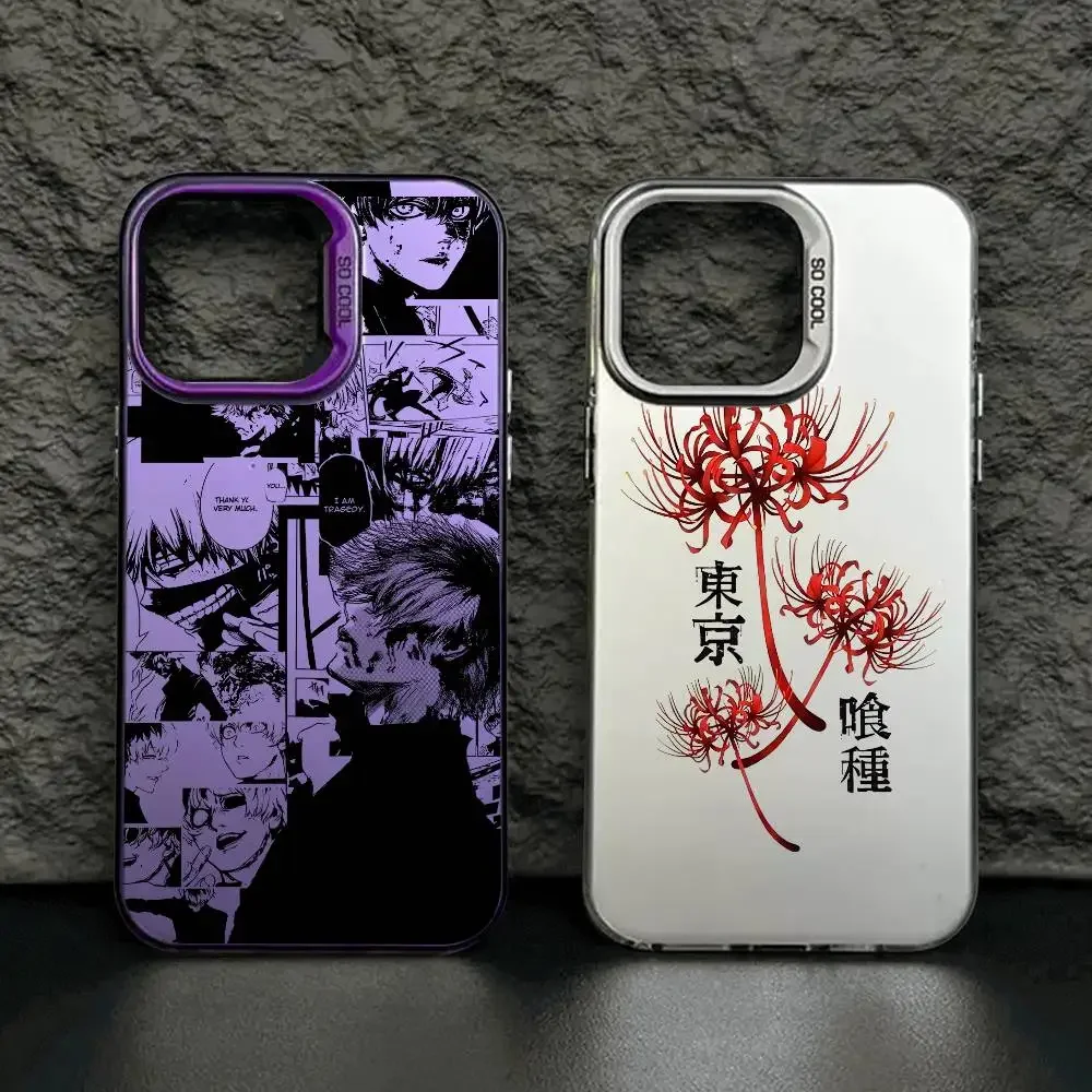 Tokyo Ghoul Kaneki Ken Silver Matte Shockproof Phone Case