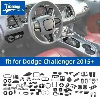 Decorazione di interni auto Copertura Accessori in carbonio per Dodge Challenger 2015 2016 2017 2018 2019 2020 2021 2022 2023 2024 2025