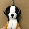 9cm Ty Beanie Big Eyes Small Pendant Keychain Clips Mini Stuffed Plush Toy Animals Doll  Black Dog Roscoe Children Gifts 3