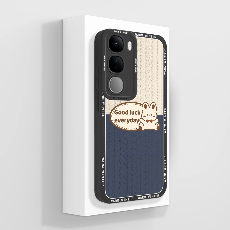 Fashionable Soft Liquid Silicone Phone Case, Compatible with Select Vivo Models, in Chic Back Cover Design