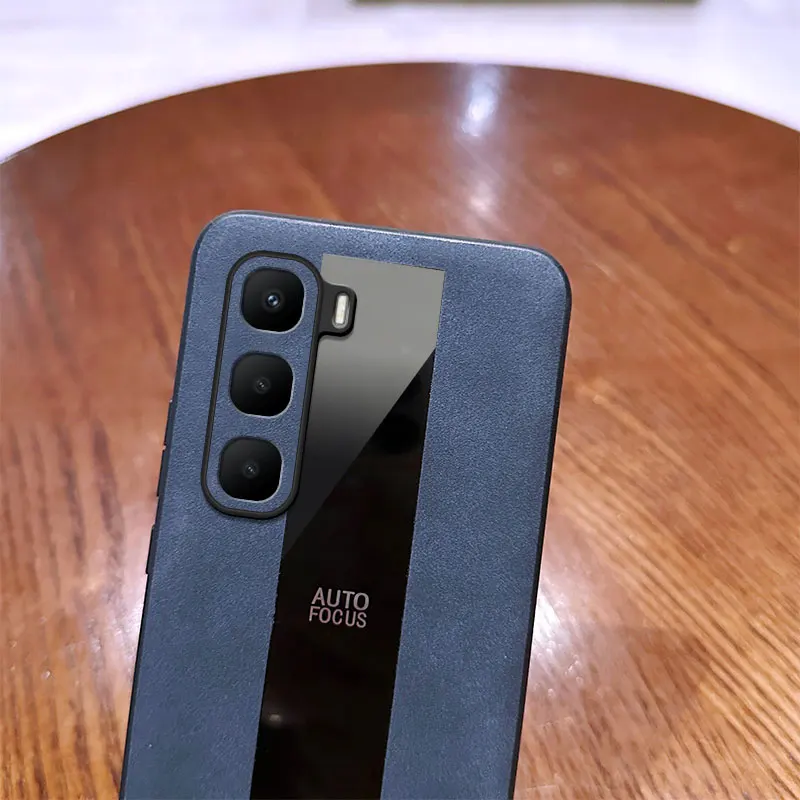 Luxury Leather Anti-Drop Case - Simple Business Style Cover