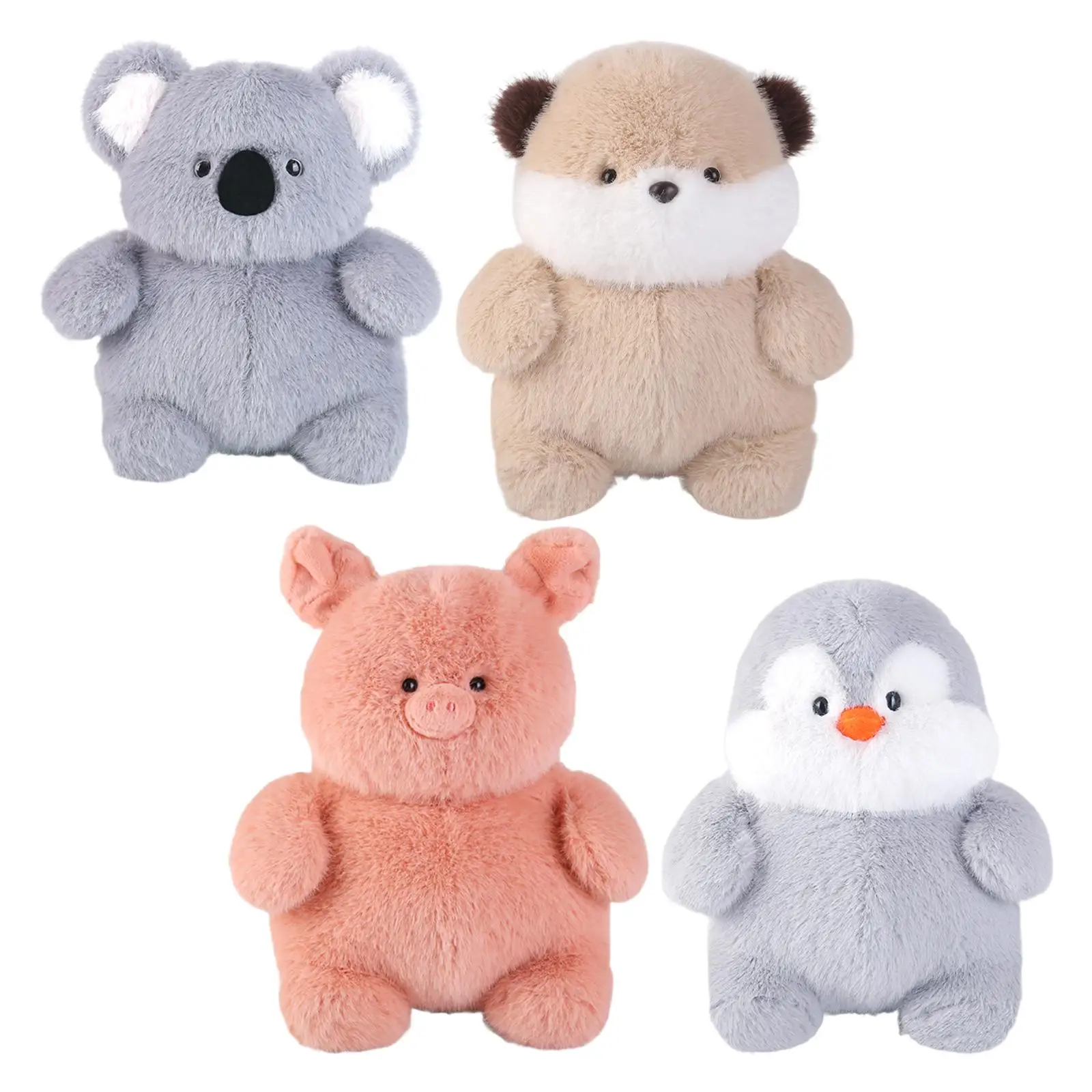 

Плюшевая игрушка в виде животного, Очаровательная мягкая декоративная подушка для сна, кукла для фотографирования детей, праздников, кушетки