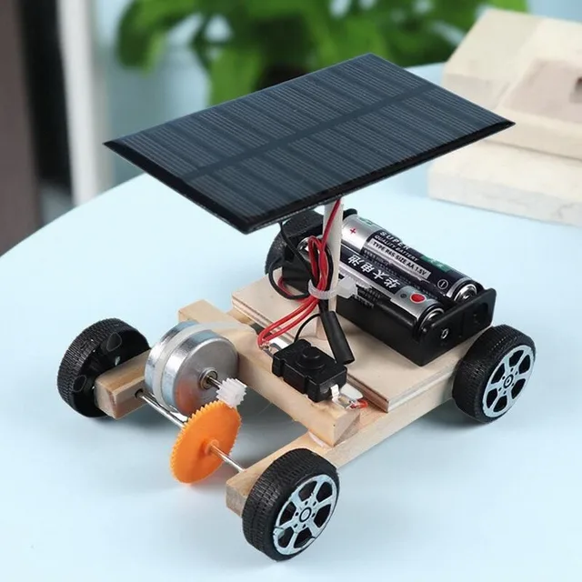Véhicule électrique solaire à monter soi-même, outil d'enseignement des sciences, Puzzle d'assemblage, modèle d'éducation STEM, Invention créative, éducation des étudiants 1