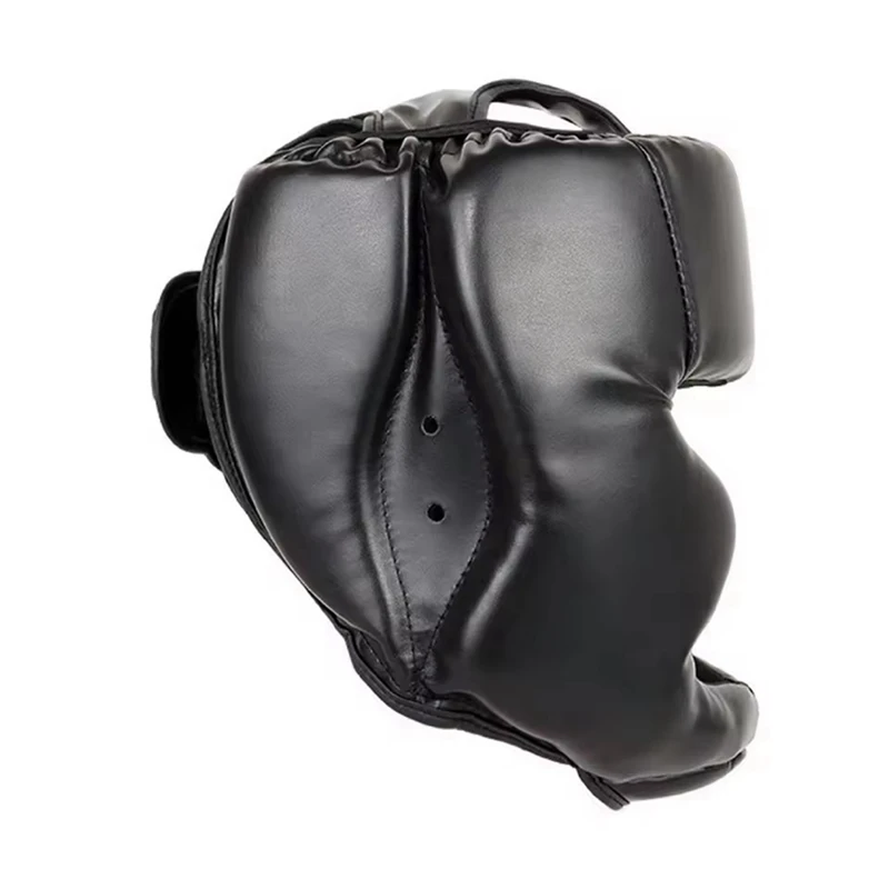 ABJV Full Face Boxing Headgear Adjustable Head Guard Karate Muay Thai Training Protection Boxing Headgear