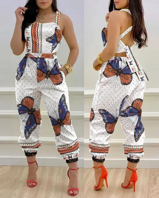 Ayomide Sleeveless Jogger Pant Jumpsuit