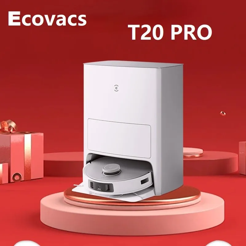 

2023 ECOVACS Новый оригинальный пылесос T20 PRO Роботизированный скрепер для очистки воды 6000 Па