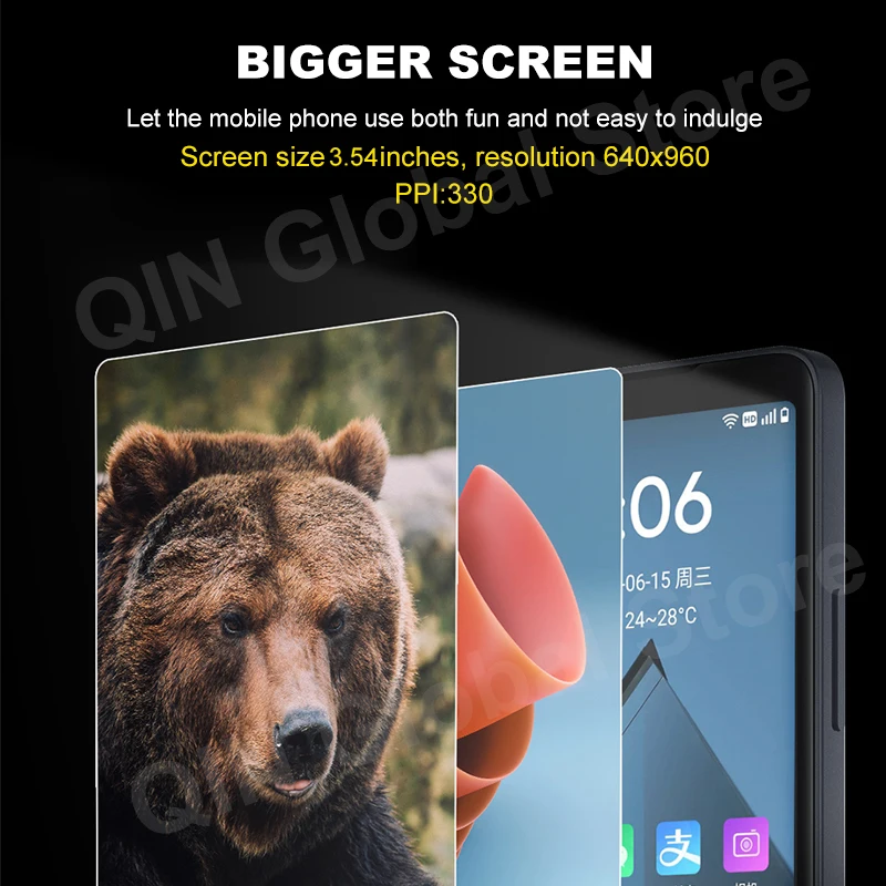 Qin F22 Pro Russian Hebrew keyboard Duoqin MTK Helio G85 Wifi 3.54 Inch 4GB 64GB Bluetooth 5.0 Touch screen Global Version Phone 4
