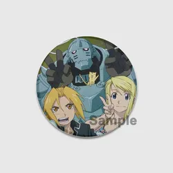 Handmade Fullmetal Alchemist Enamel Pin Brooches - Stylish Anime Badge Accessories (32MM)