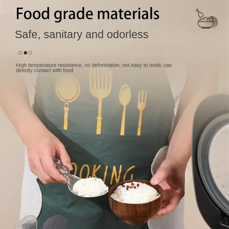 Practical Spoon Kitchen Tools Rice Spoon Ergonomic Innovative Design Non-stick Durable