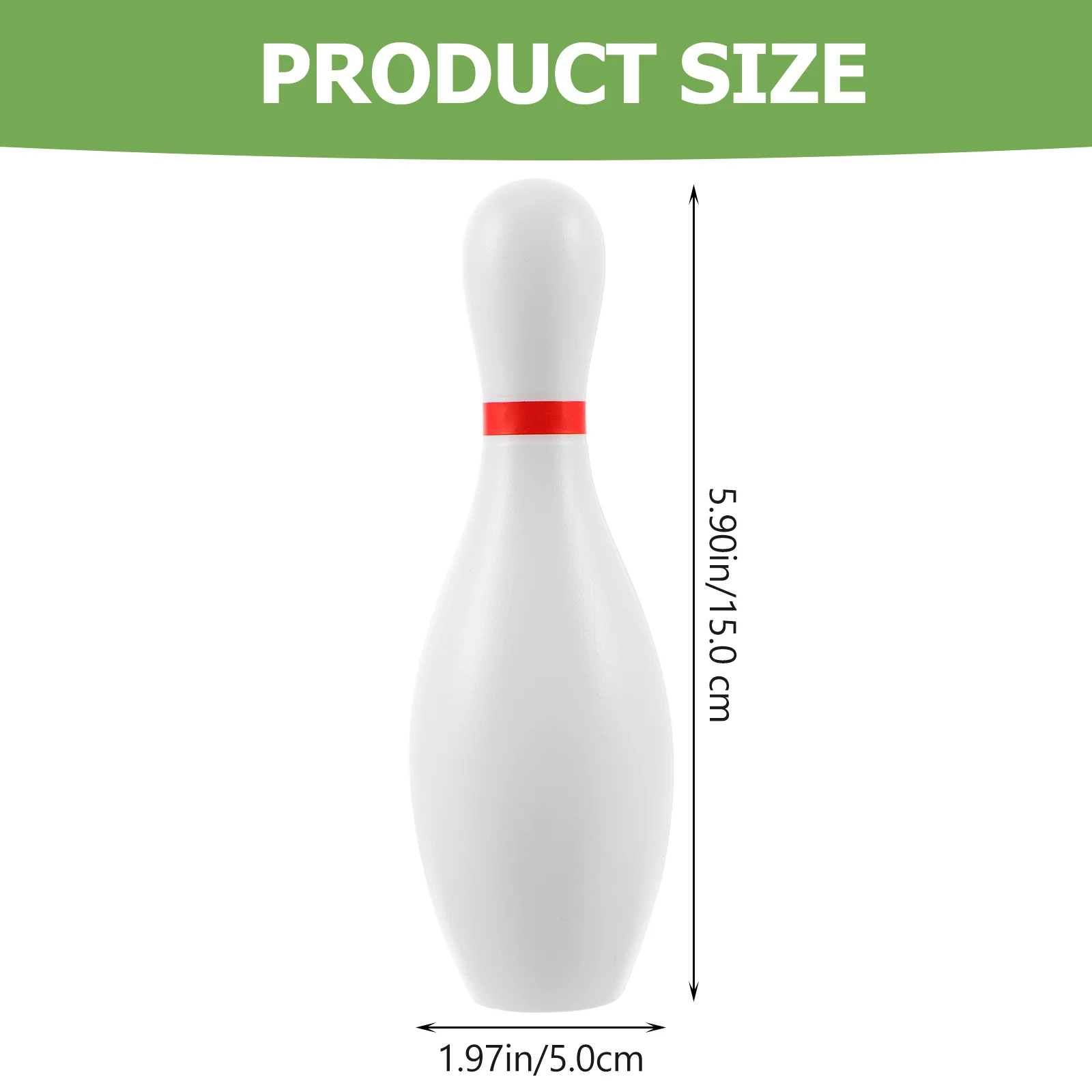 Wooden Bowling Toy Kids Outdoor Bowling Set Sports Child Educational Playset Fun Game Props White Children Intelligence