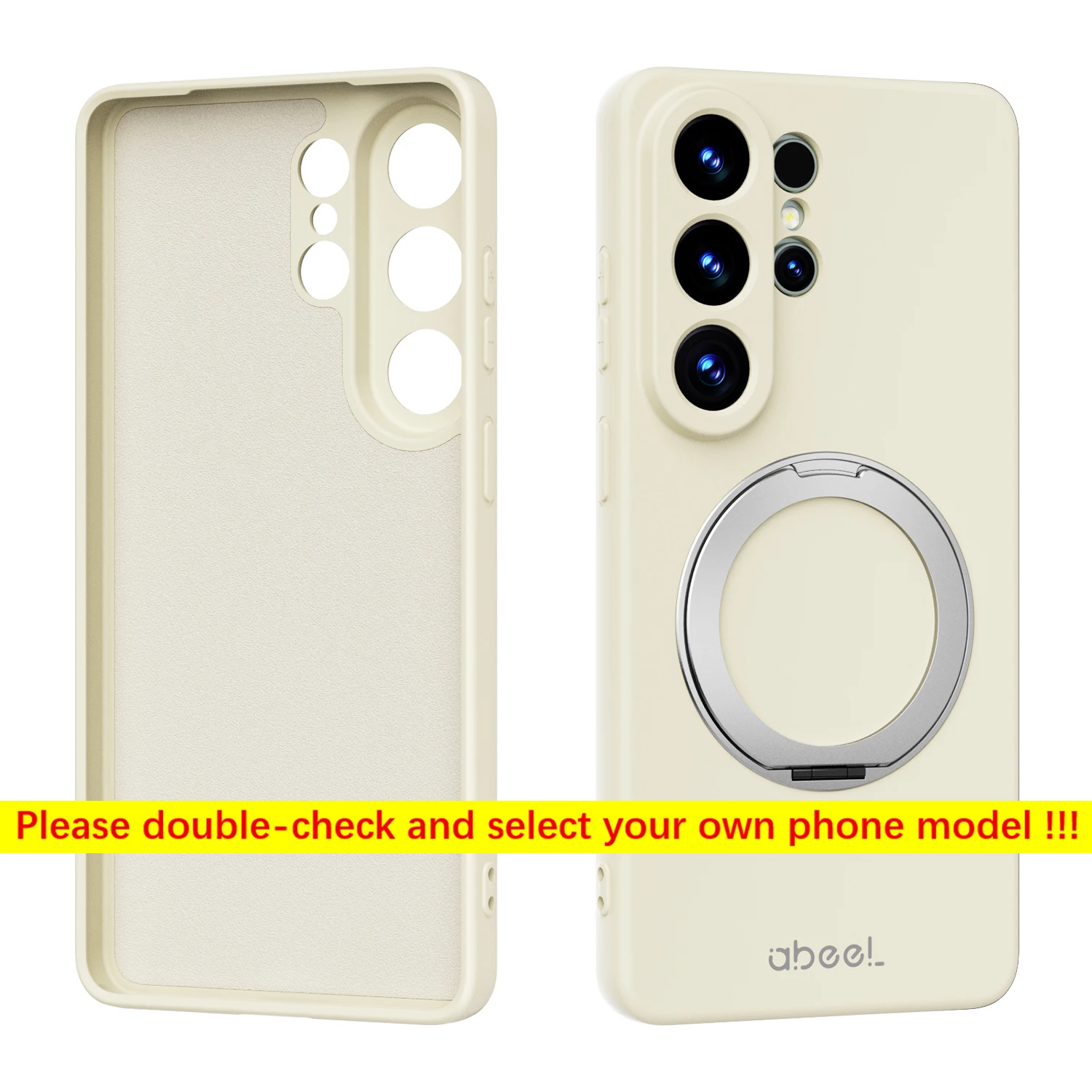 Premium Silicone Phone Case with Magnetic Holder for Enhanced Grip and Comfort