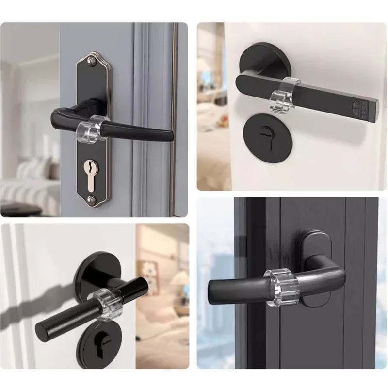 1/10pcs dveře dorazy silikon dveře ovládat buffer zeď ochrana doorknob tlumič nábytek chráněn havárie vycpávky nárazuvzdorné kroužky