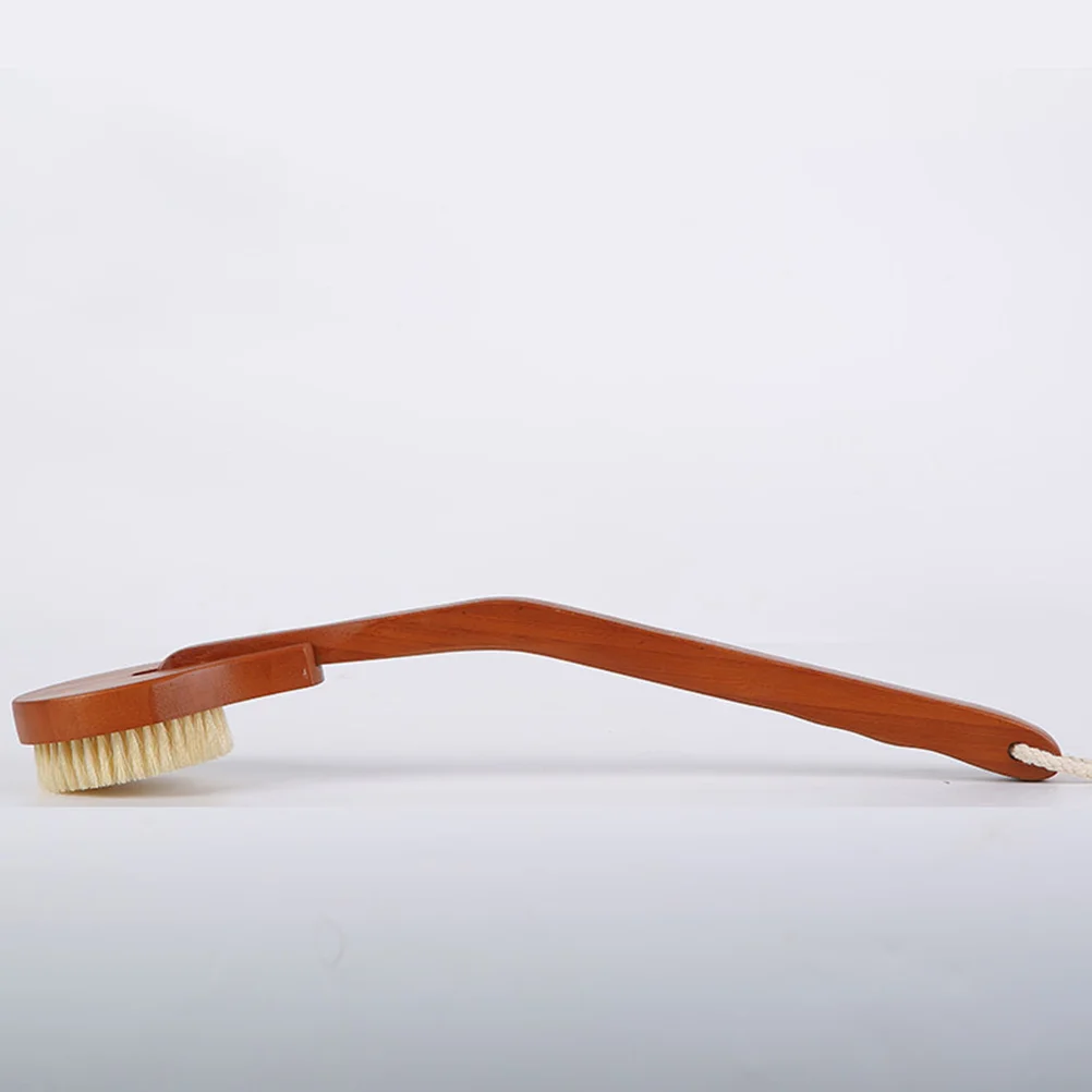 

Bath Towel Scrubber Brush Long Handle for Shower Body Dry Brushing Bristles Back Women