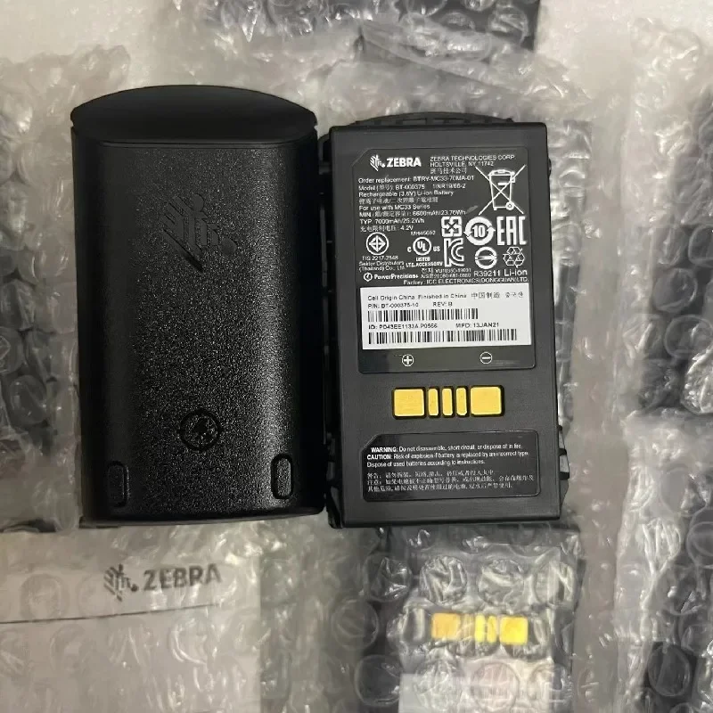 

100%Original 6600mAh For ZEBRA MC33 MC330 MC3300 BT-000337 BT-000375-00 Barcode scanner battery