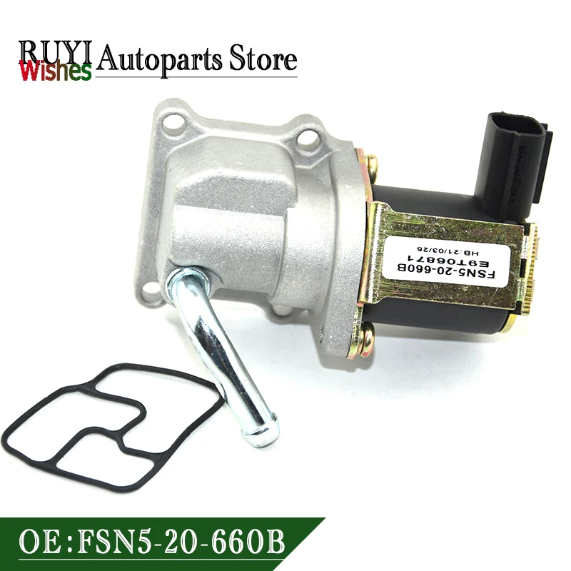 Pneumatic Air Valve FSN5-20-660B FSN520660B New Idle Air Control Valve E9T06871 For Mazda 626 Protege ES DX LX 5 1999-2003