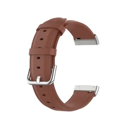 Elegant Genuine Leather Bracelet Strap for Smartwatch - Replacement Band Loop Correa (BROWN)