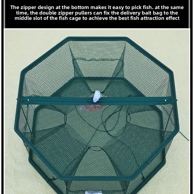 New Type of Fish Net Fish and Shrimp Cage Fishing Net River Shrimp and Eel Hand-thrown Net Cage 5