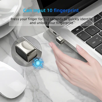Hello Windows 10 Mini Biometric Fingerprint Login Lock Biometric Scanner USB Metal Fingerprint Reader Module For PC Laptop