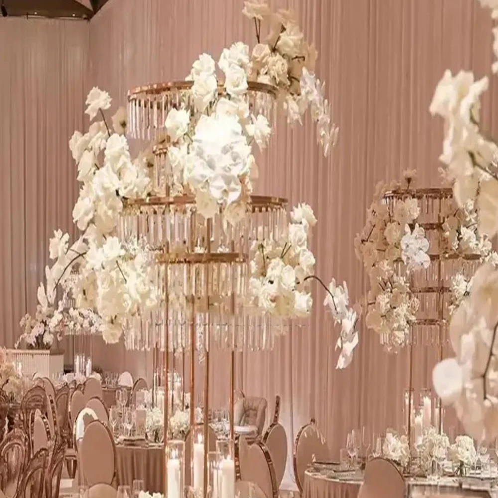 120cm 2-6pcs)Absolutely Beautiful Wedding Metal Arch Frame Arch Backdrop table center Stand Background tabletop decor