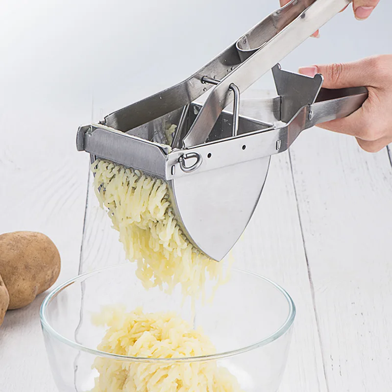 Mashed Potato Masher Reusable Food Masher Squeezed Potato Smasher With  Ergonomic Handle Fruit And Vegetable Tool Kitchen Gadget - AliExpress