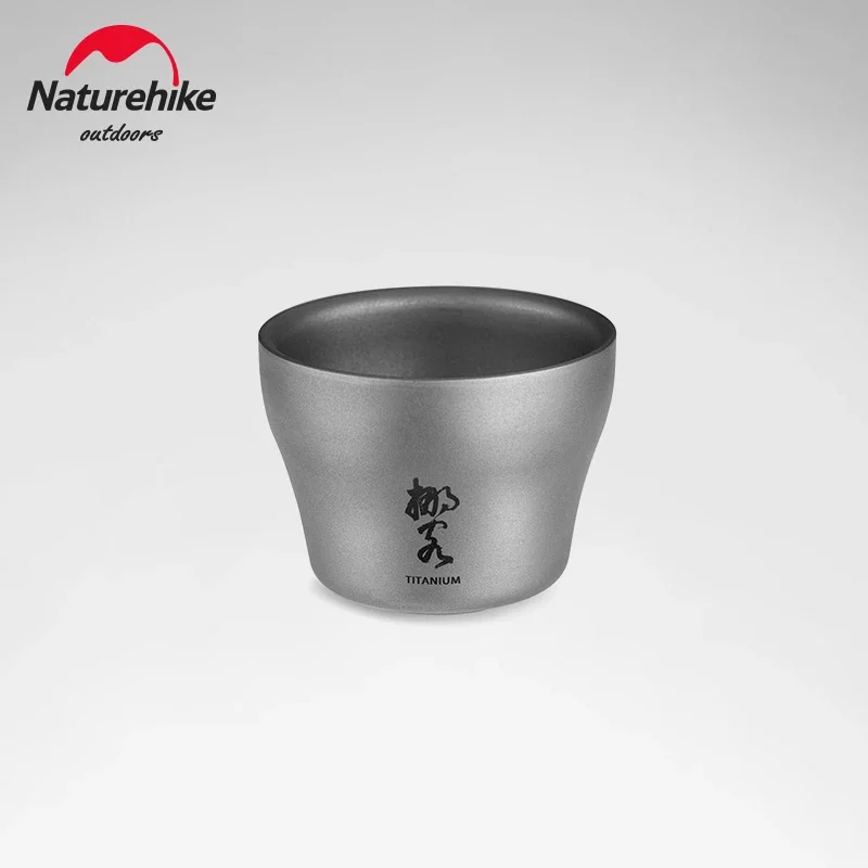 

Титановая чайная чашка Naturehike, 45 мл, фляжка для отдыха на открытом воздухе, кемпинга, путешествий, пикника, Цветочная посуда для напитков, стандартная винная кружка