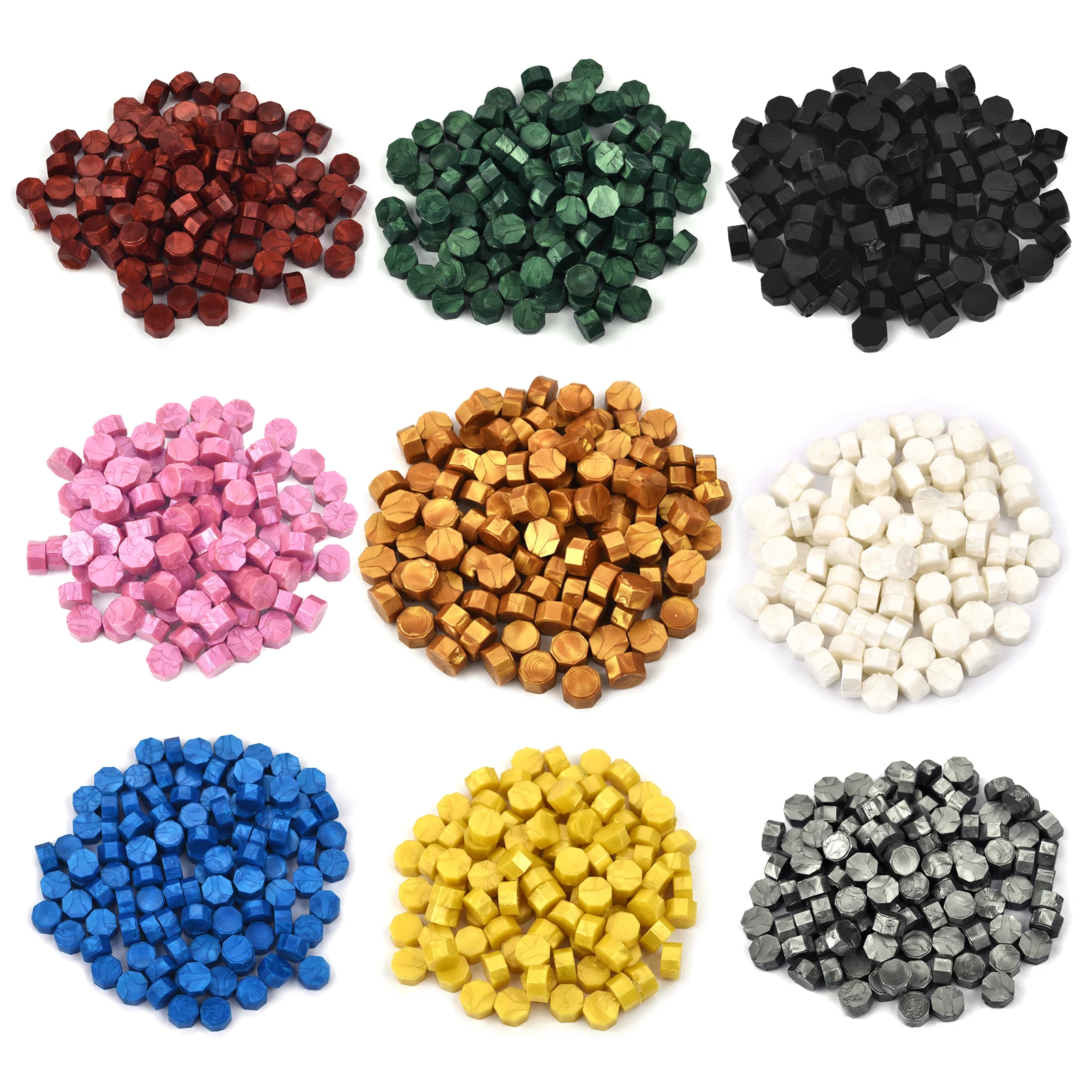 Octagon Sealing Wax Beads For Stamps 100pcs