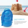 Snowman Snowball Fight With Snow Model 3 Colors Children's Sand Castle Model Beach Toy Water Games Kid Summer Accessories Gifts 3
