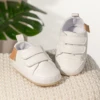 Meckior Baby Shoes Retro Leather Boy Girl Shoes Multicolor Toddler Rubber Sole Anti-slip First Walkers Infant Newborn shoes 5