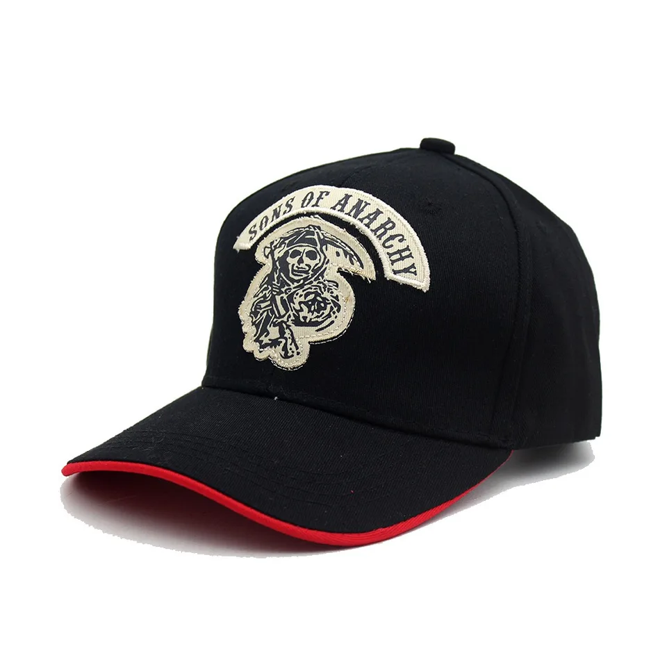 Berretto Baseball Teschio Ricamato - Cappello Unisex Estate Traspirante - Top Patch
