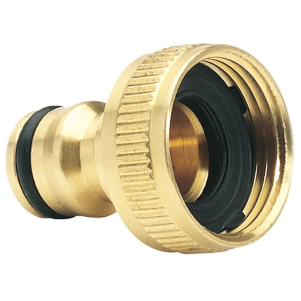 

Tap Thread Connector Hose Quick Adaptor Water Pipe 1.57*1.18in 2PCS 3/4" To 1/2" 4*3cm Brass Fitting Practical