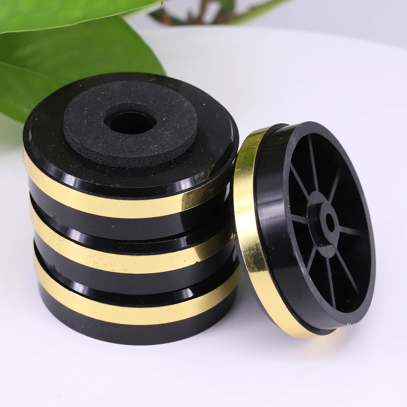 Audio Isolation Feet 30*8mm 40*10mm Plastic Amplifier Feet Speaker Pad CD DAC Speakers Shock Absorption Pad 4PCS