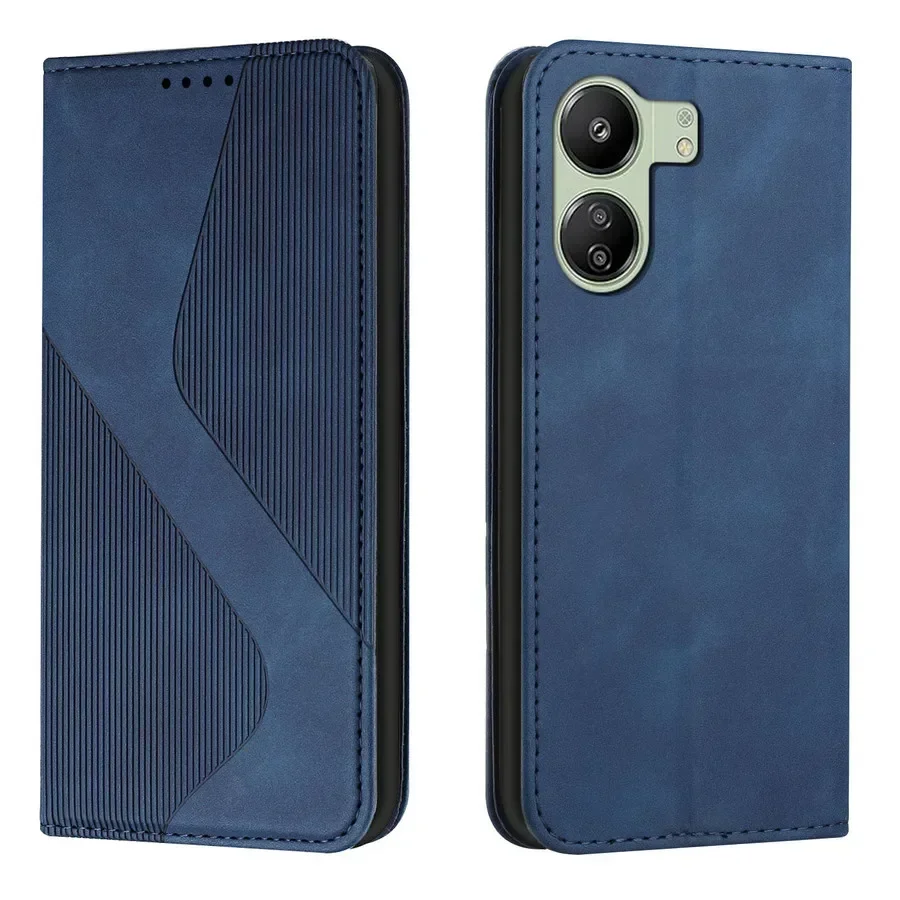 Magnetic Leather Wallet Case with NFC Compatibility