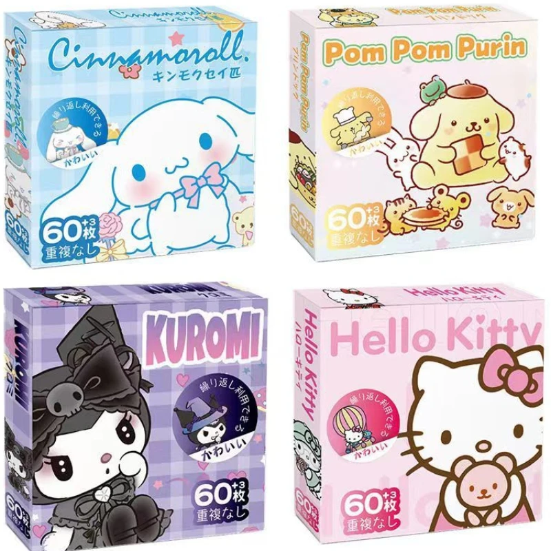 

Sanrio stickers kuromi kawaii cinnamon dog pudding dog HelloKitty waterproof Guka pocket stickers y2k bag DIY anime stickers