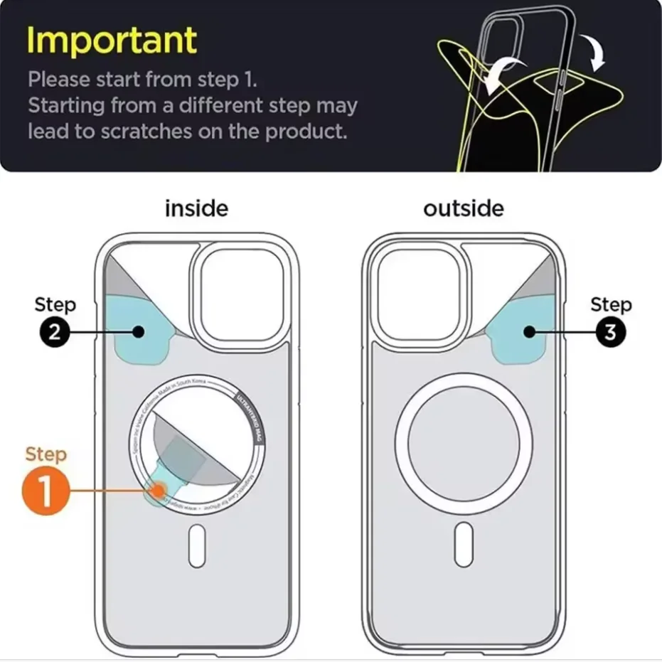 삼성 갤럭시 S26 울트라 S25 플러스 S24 FE S23 S22 엣지 폰용 맥세이프 마그네틱 투명 케이스 노옐로우 투명 커버