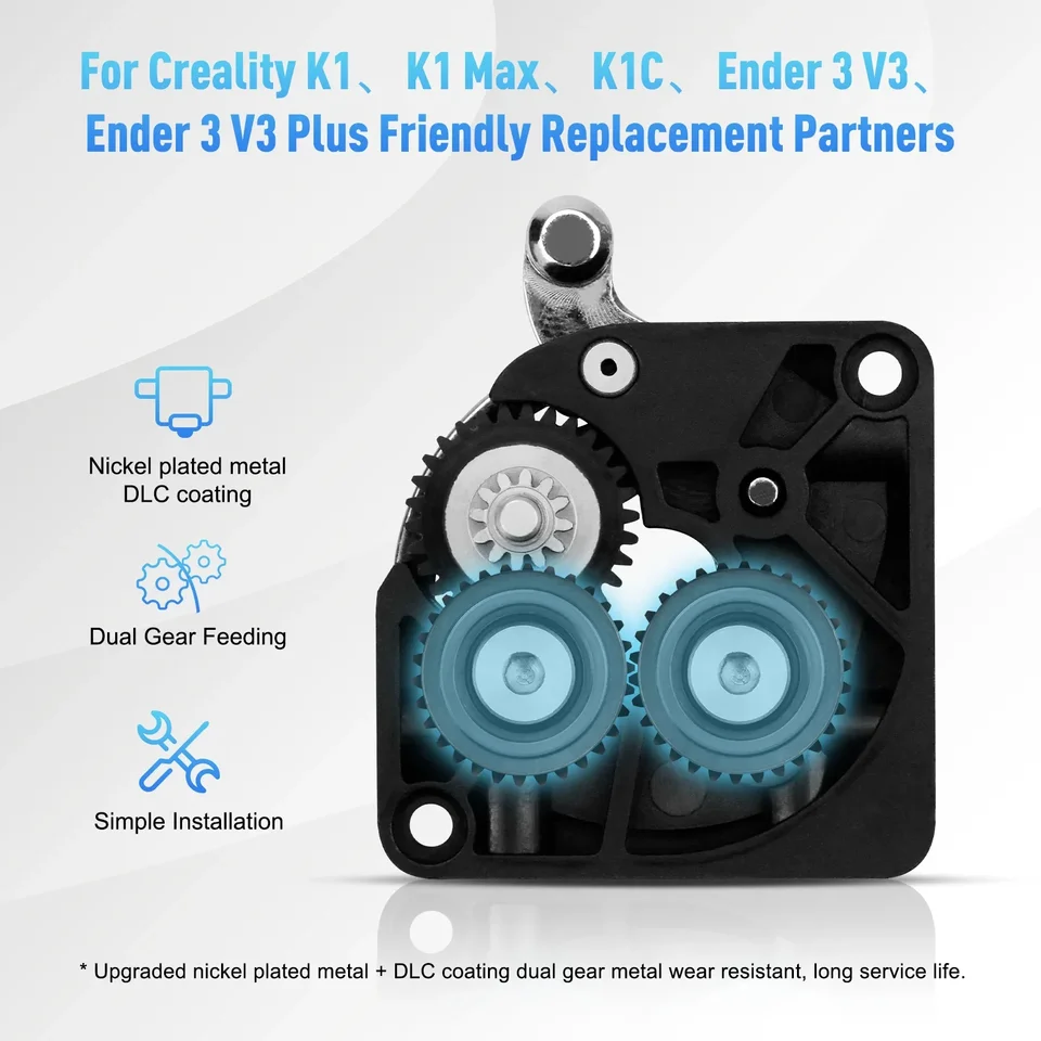 For Creality K1 K1C K1Max Extruder Transmission Reduction Gear