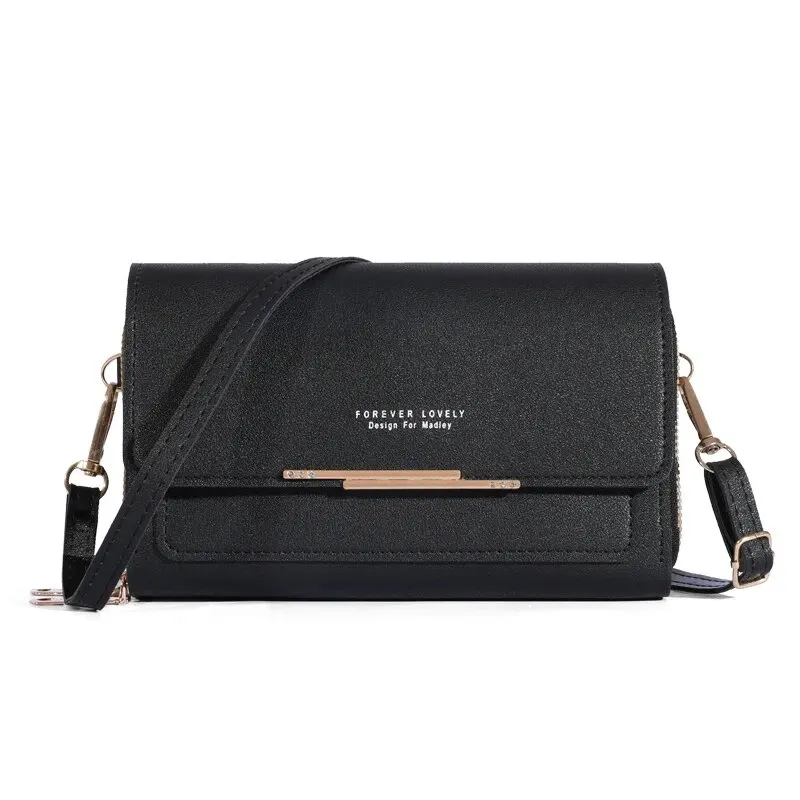 Korean-Style Women's Multi-Card Wallet & Shoulder Bag - Large Capacity Casual Fashion Accessory
