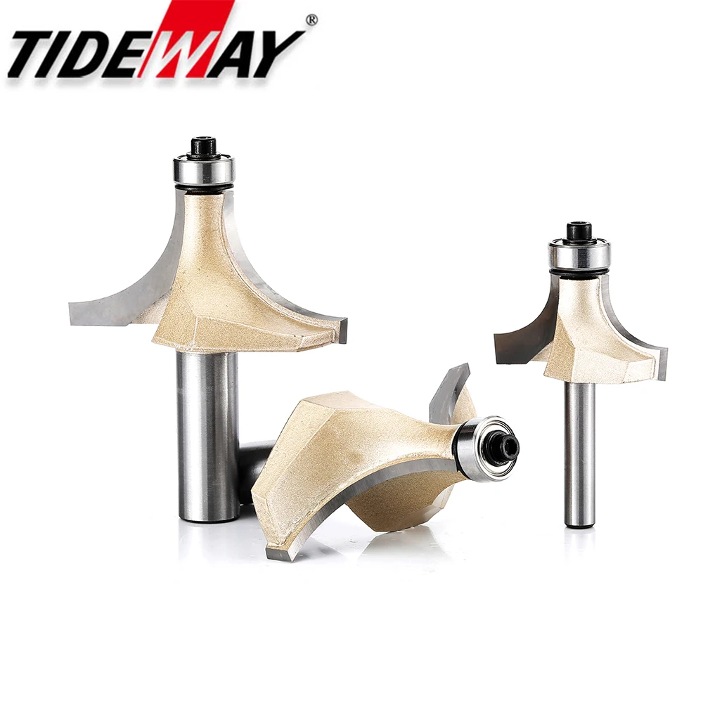 Tideway Corner Round Over Router Bit With Bearing For Wood Woodworking ...