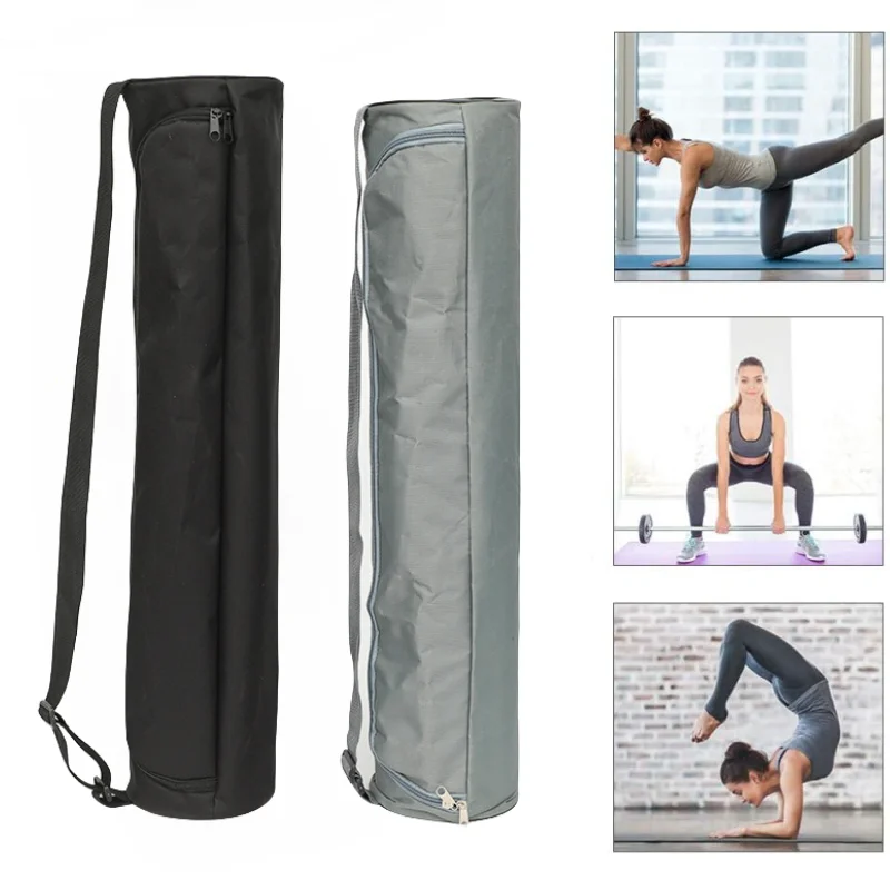 Exercise Yoga Mat Bag FullZip Canvas Waterproof Yoga Mat Carry Bag