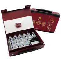 19Pcs Vacuum Pumping Cupping Device Gua Sha Acupuncture Set Neck Back Massage Jars Suction Physiotherapy Cupping Health Care 1