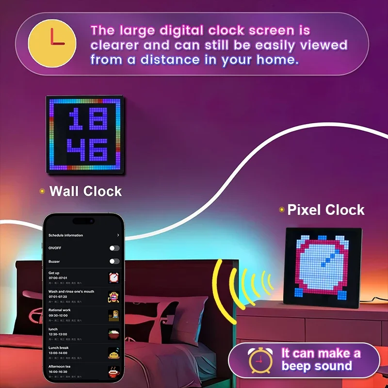 LED ȼ ÷, Ʈ Ʈ ȼ Ʈ, DIY RGB   , α׷  ũ ߰ ,  ִϸ̼  